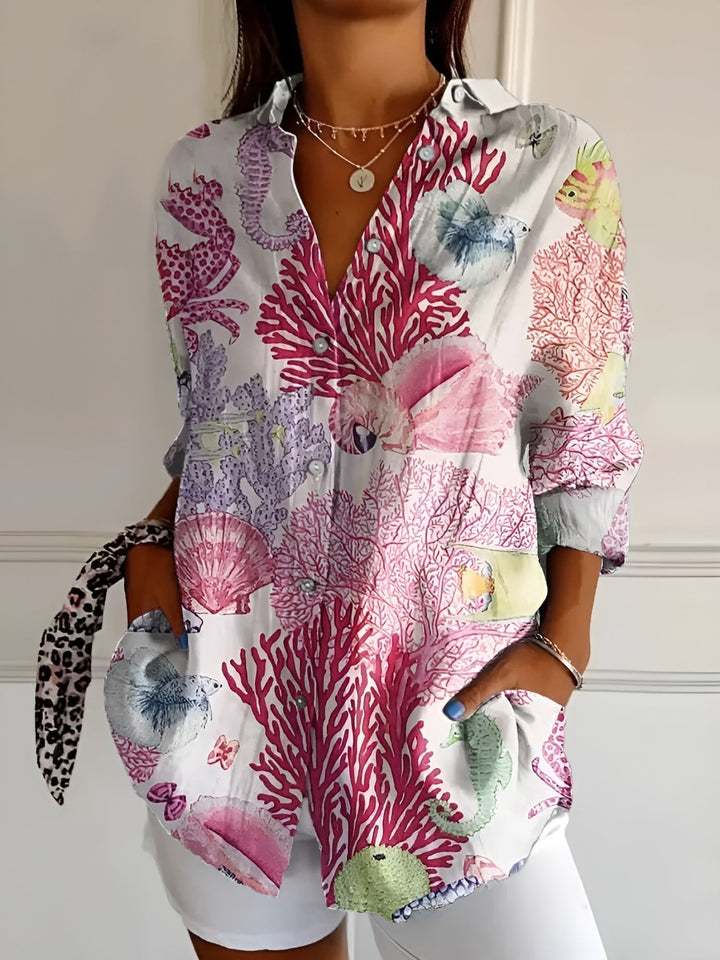 Stylish button Down shirt for women | Long -sleeved 1