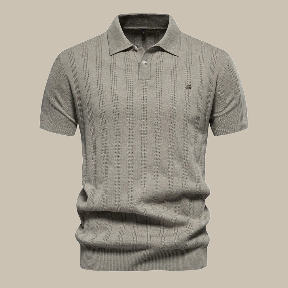 Striped Classic Polo Shirt for Men