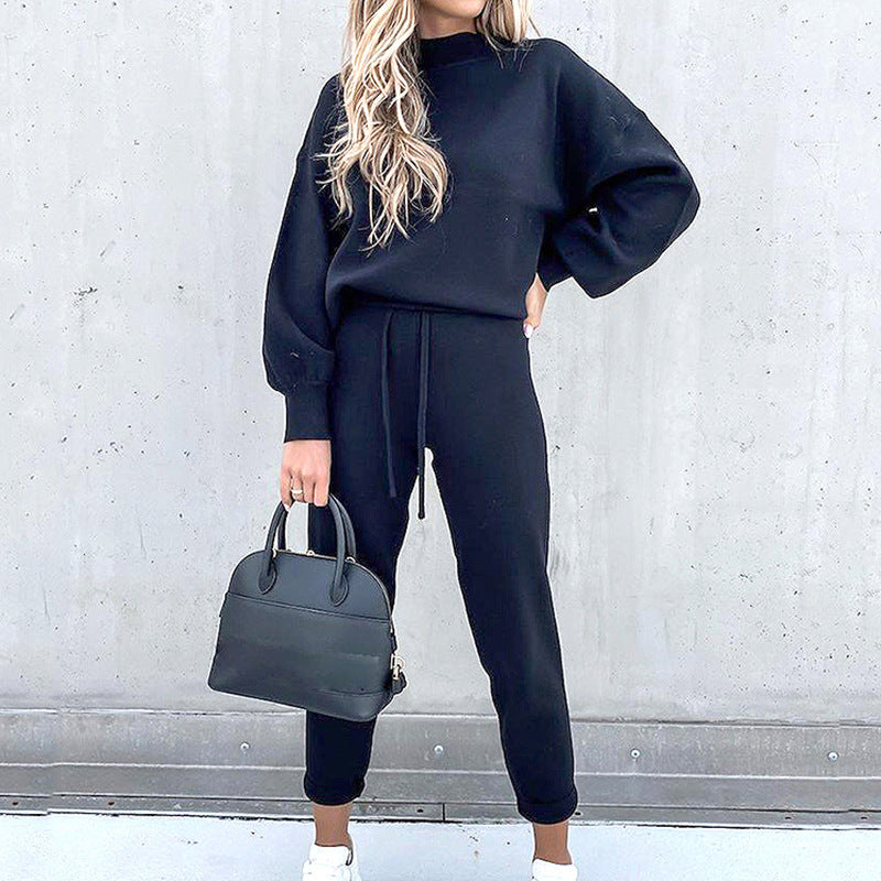 Sweater Pants Two Piece Homewear Set for Women