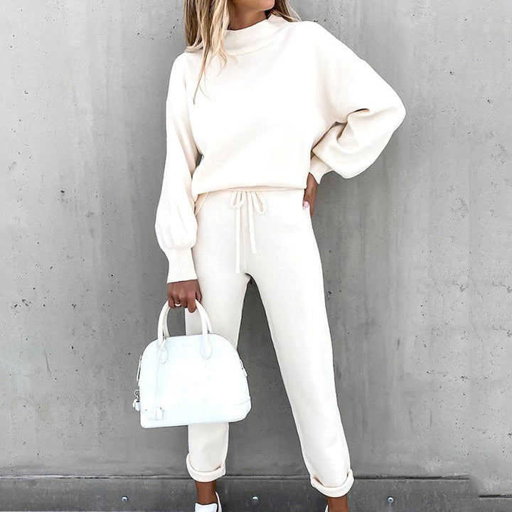 Sweater Pants Two Piece Homewear Set for Women