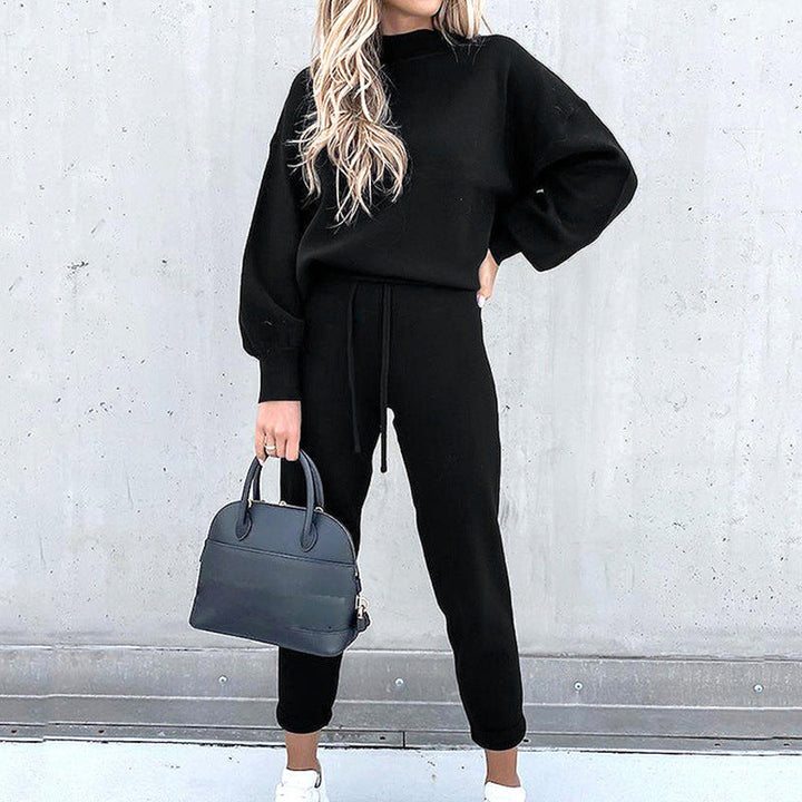 Sweater Pants Two Piece Homewear Set for Women